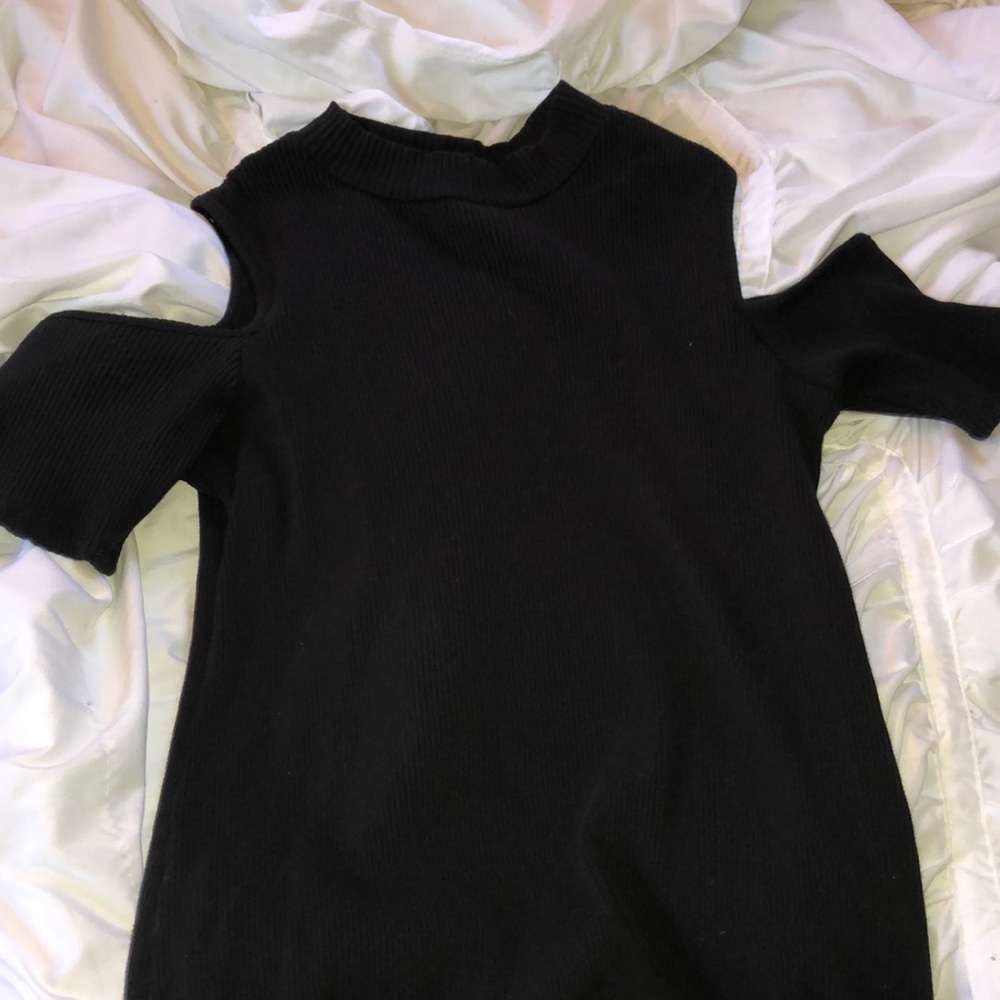 plain black dress